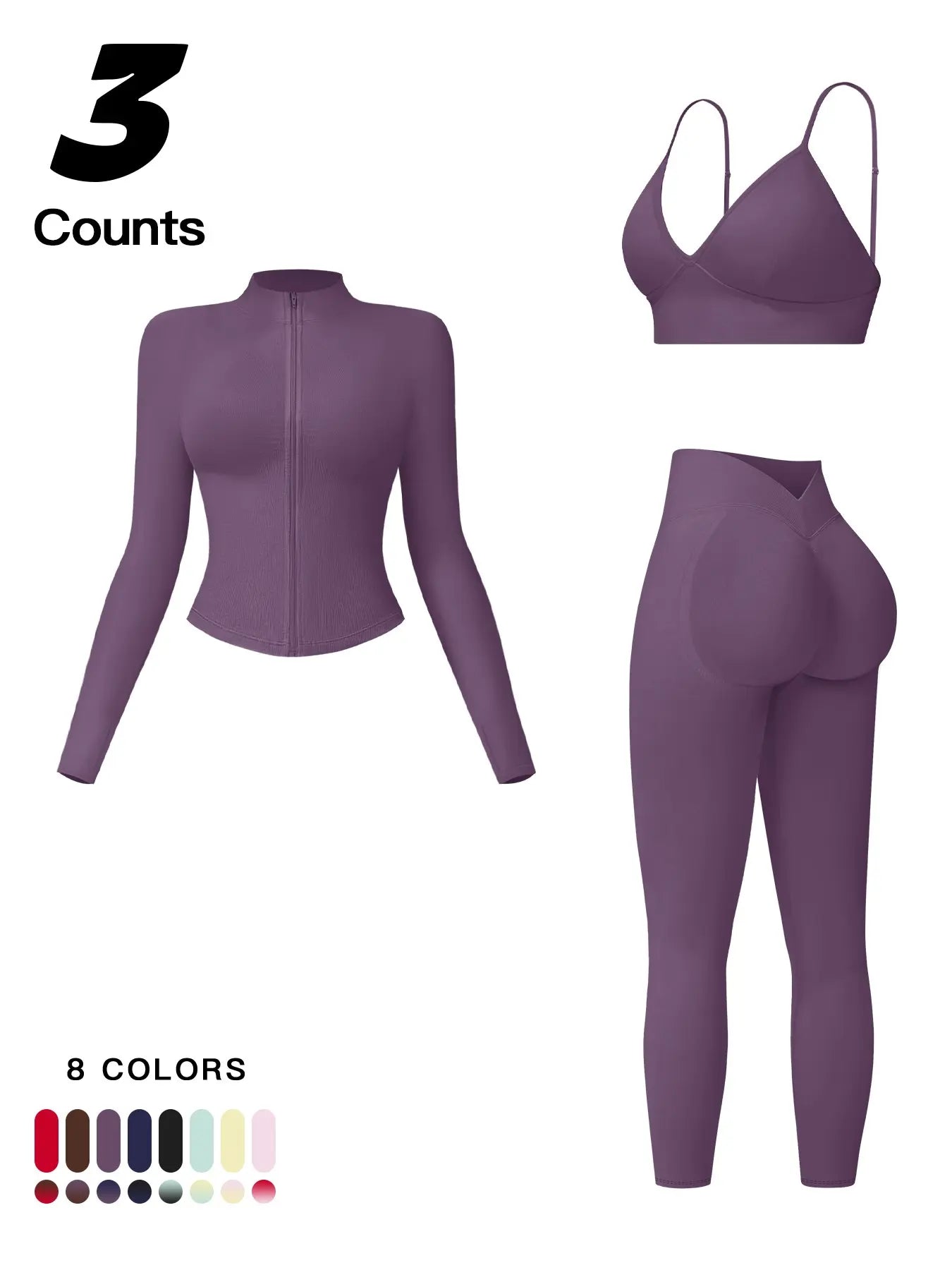 Women'S Outdoor Running Quick-Dry Jacket and High-Waist Leggings Set, Long Sleeve Yoga Tops for Fitness and Casual Wear, Yoga Clothes Set, Athleisure Wear Set, Workout Sets Women