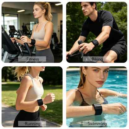 SOULYIS Adjustable Magnetic Weighted Wrist and Ankle Strap Set - Portable and Floor Safe